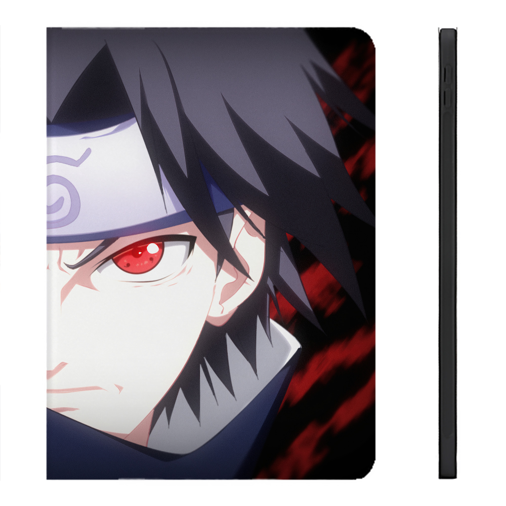 （画像用） NARUTO -ナルト- NARUTO -ナルト- 疾風伝 IPadケース ペンホルダー付き ブックスタイルデザイン